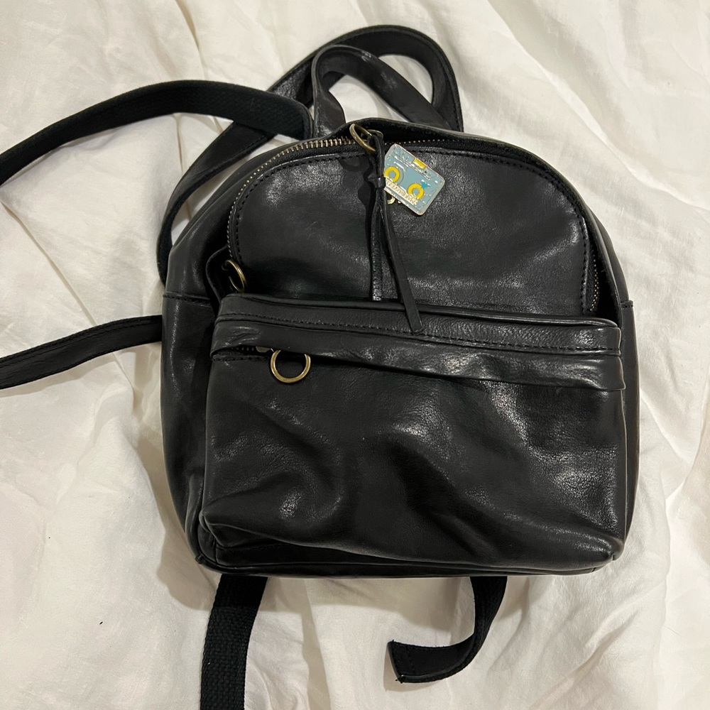 Madewell Lorimer mini backpack leather